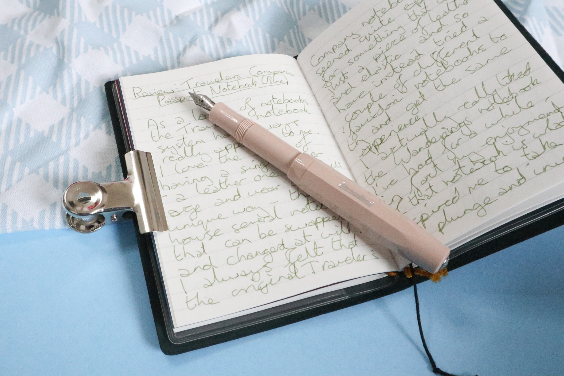 Review: Traveler’s Company Passport Notebook (Blue) – Inky Imaginings