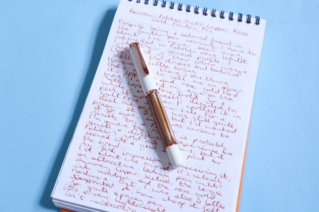 Review: Pelikan M200 Copper Rose Gold Fountain&nbsp;Pen